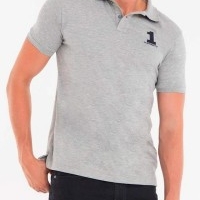 Hackett London Herren Polo-Shirts Slim Fit Grau | Restposten und Grosshandel